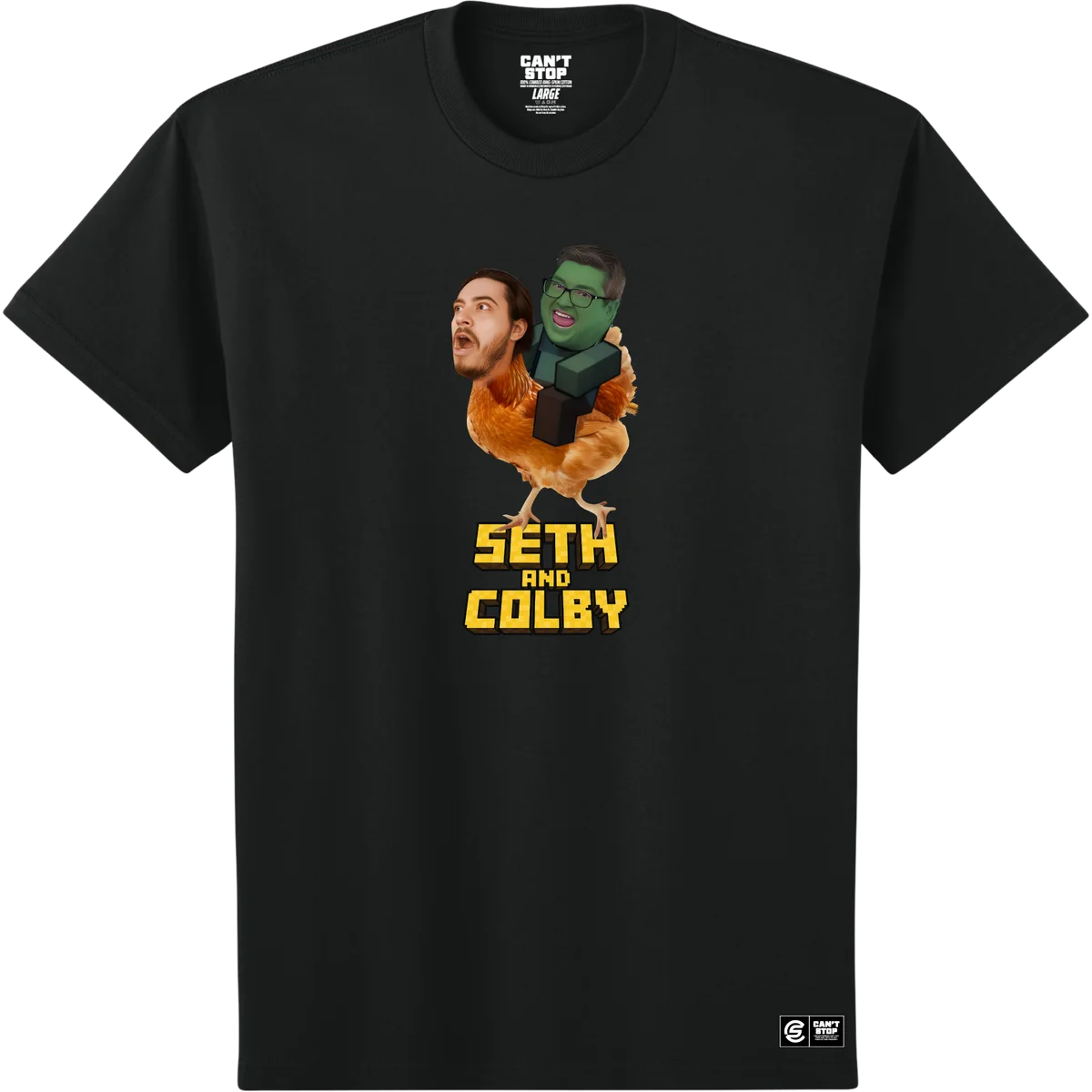 Seth and Colby CHICKEN JOCKEY Short Sleeve Tee