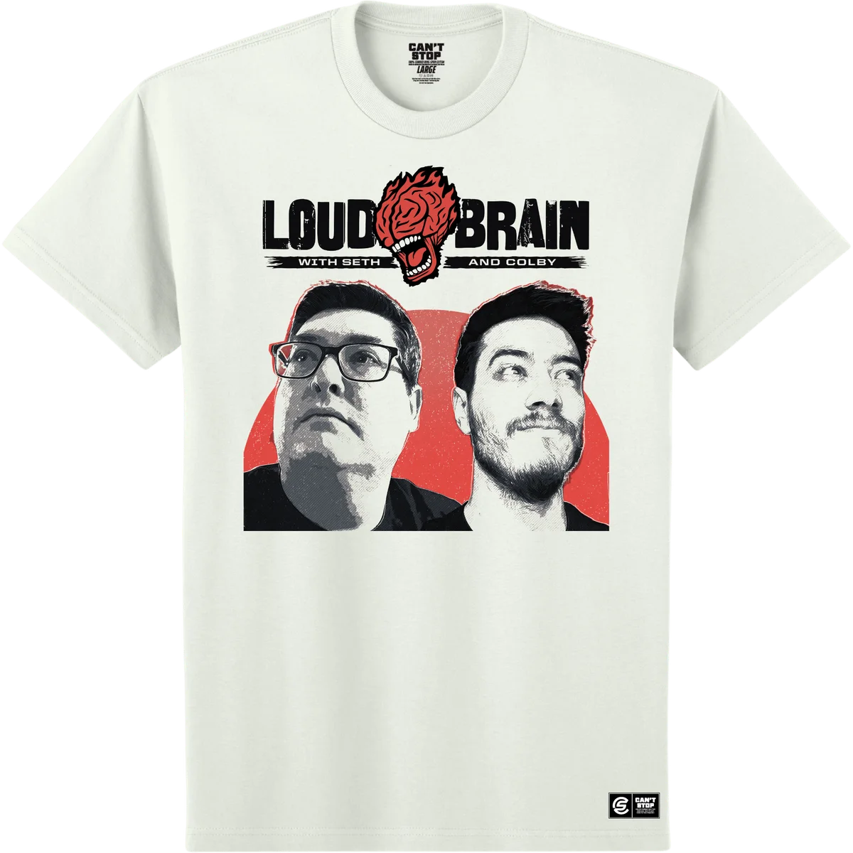 Loud Brain Album Art Short Sleeve Tee