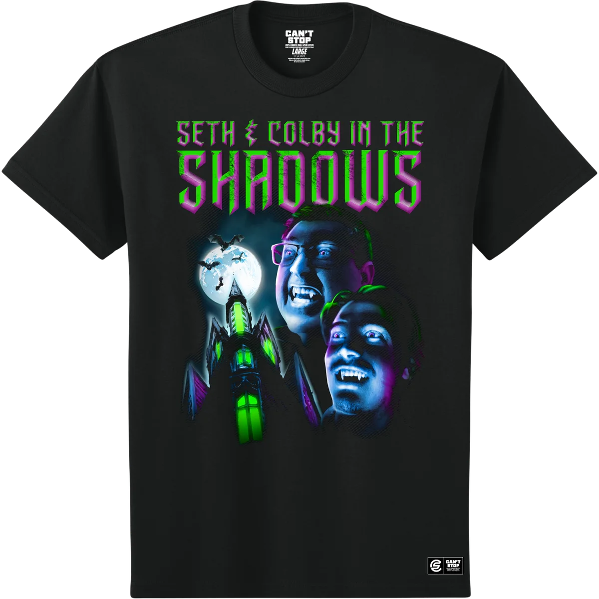 Seth and Colby In The Shadows Short Sleeve Tee