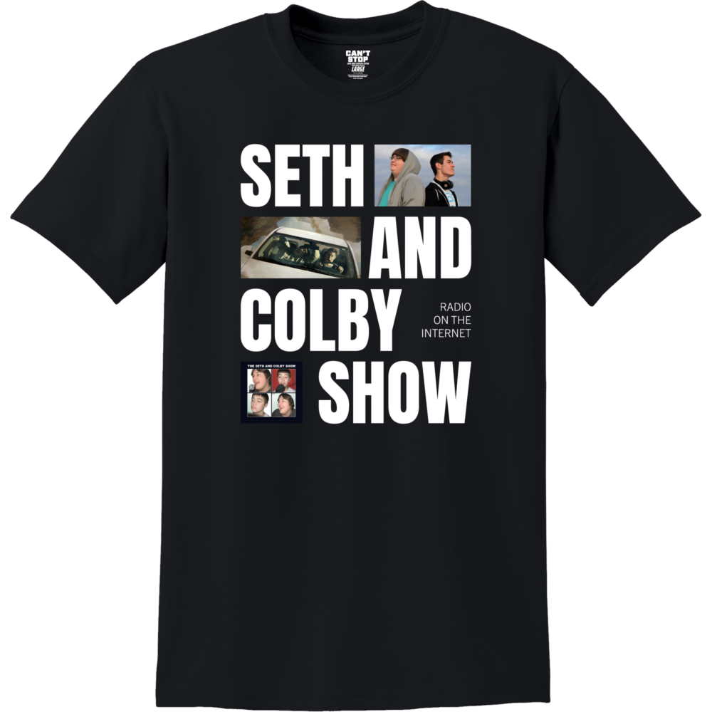 Seth and Colby Bold Text Tee