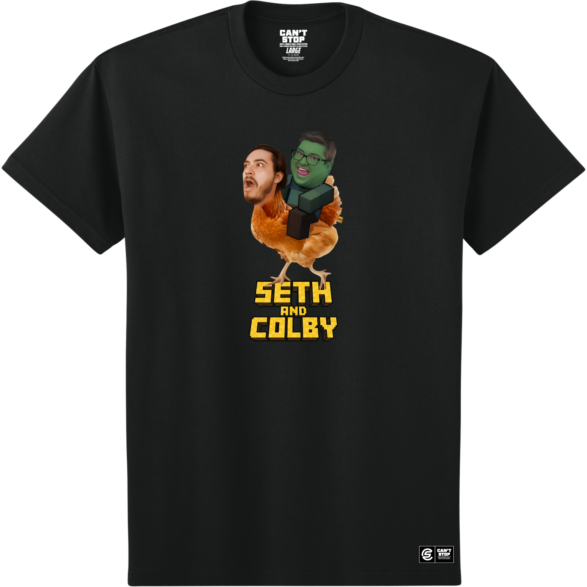 Seth and Colby CHICKEN JOCKEY Short Sleeve Tee