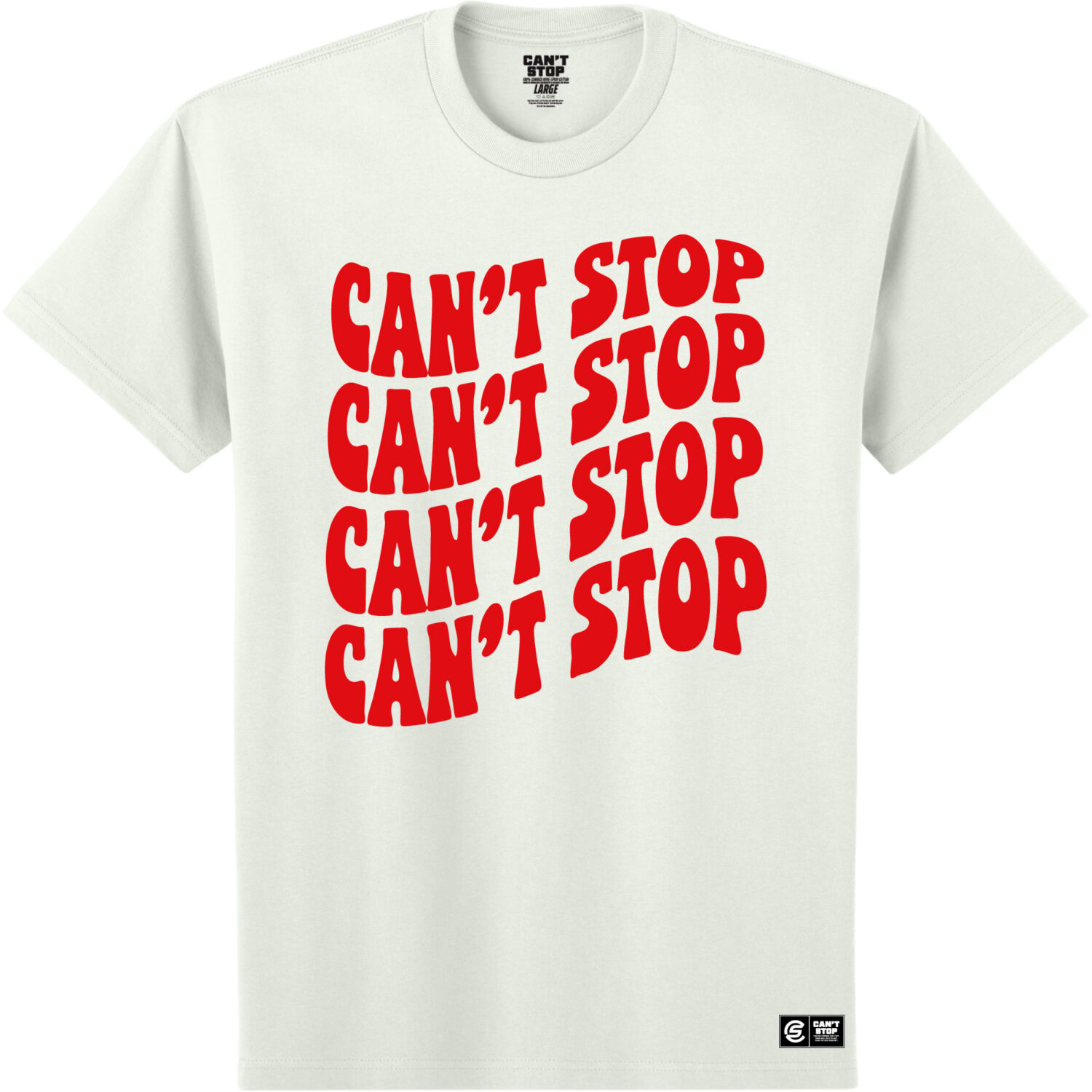 Groovy Text Short Sleeve Tee