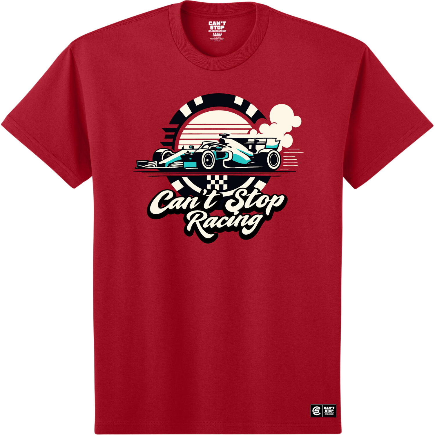 Can't Stop Racing Short Sleeve Tee