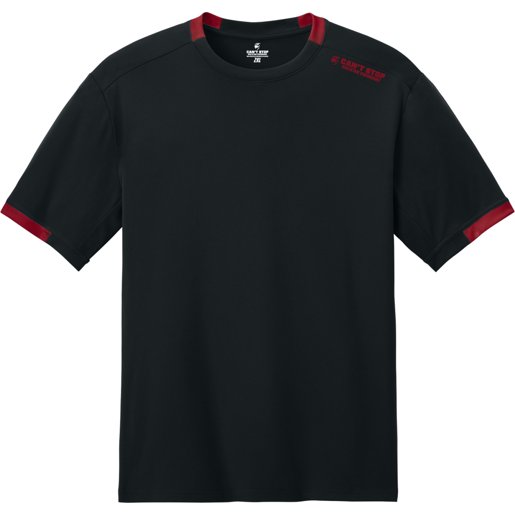 Pitch Black / Flame Red