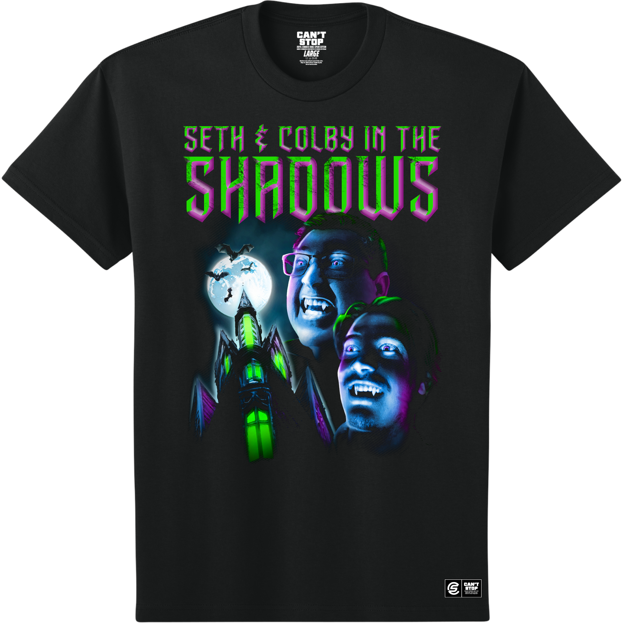 Seth and Colby In The Shadows Short Sleeve Tee