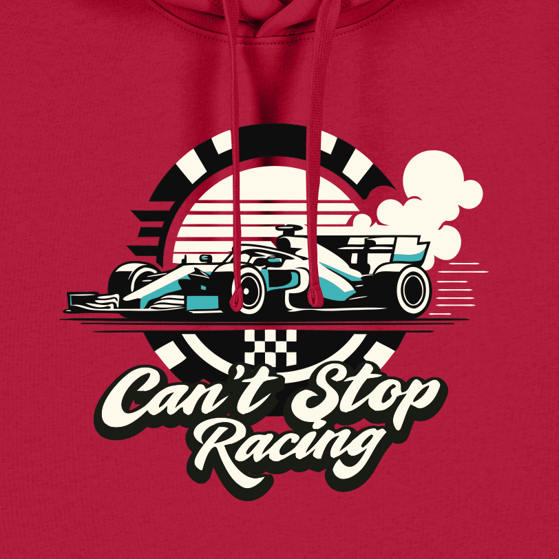Can't Stop Racing Hoodie - Image 2